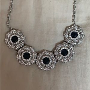 Black and silver necklace